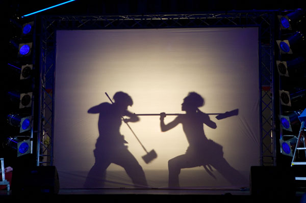 openingsact openingsshow silhouet